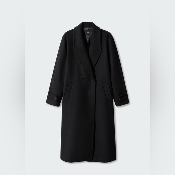 MANGO Oversized Wool Coat/ Size S - Picture 8 of 10